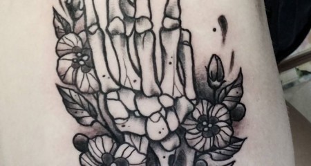 skeleton hand