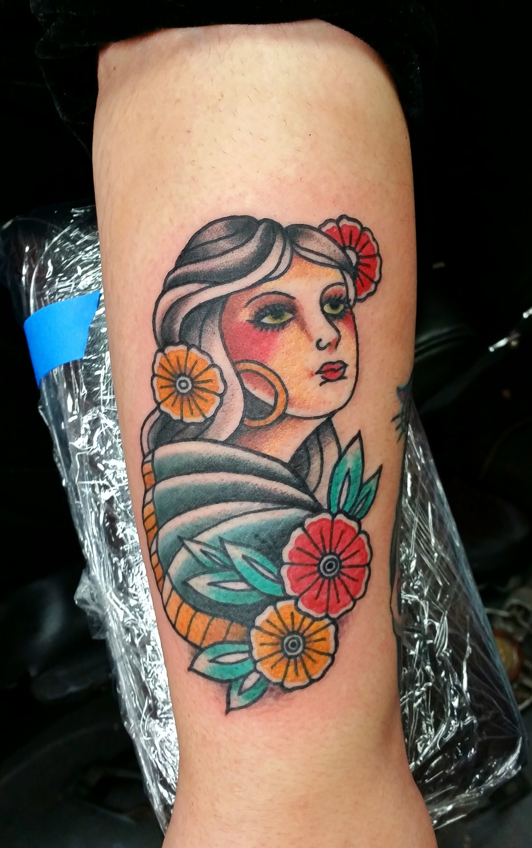 I turned 29 today and instead of LCQing I got a tattoo for my birthday. I  think it was a good decision. 30 is around the corner 😭, image size:2088x3326